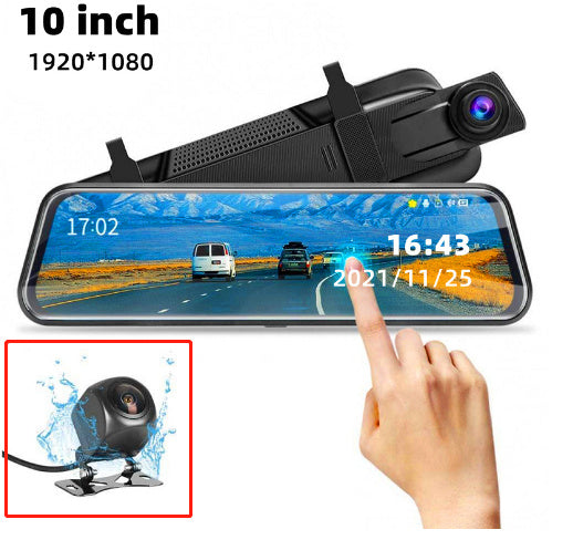 Front and Rear Dual Recording Rear View Mirror Dash Camera