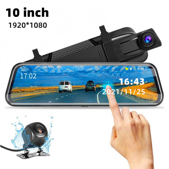 Front and Rear Dual Recording Rear View Mirror Dash Camera