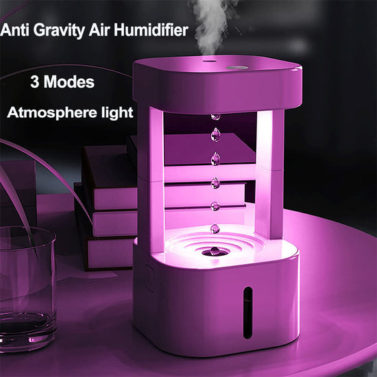 Creative Anti-gravity Water Drop Humidifier Air Conditioning Mist Spra