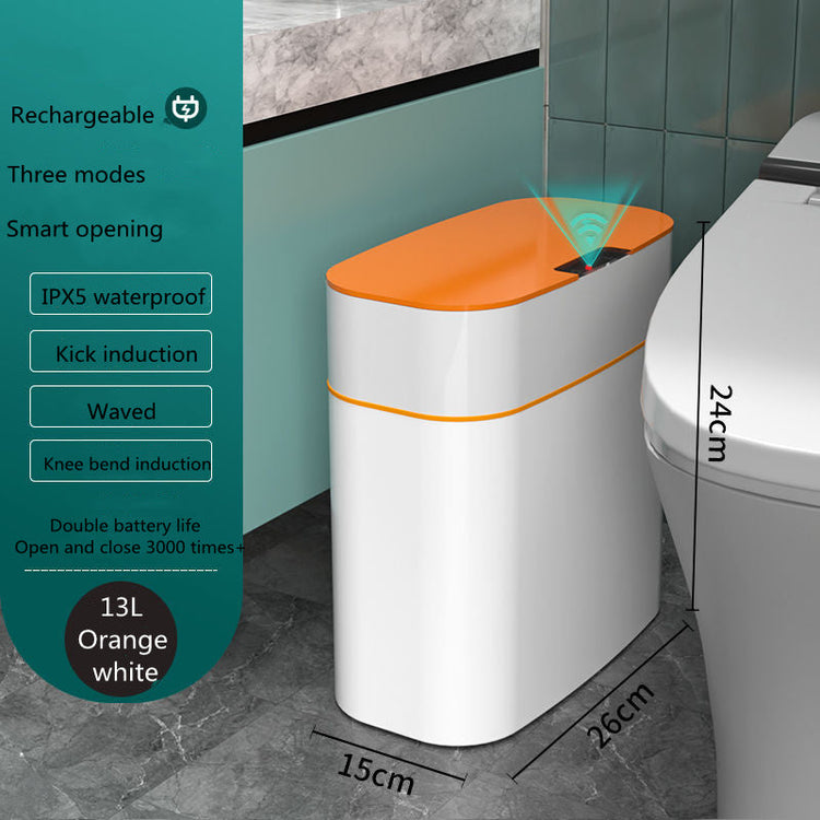 Smart Trash Can With Lid For Bedroom And Living Room Kitchen Storage B