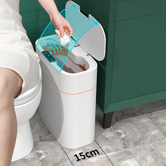 Smart Trash Can With Lid For Bedroom And Living Room Kitchen Storage B