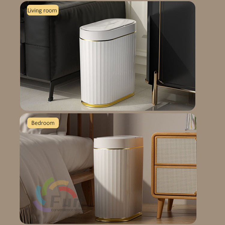 Smart Trash Can With Lid For Bedroom And Living Room Kitchen Storage B