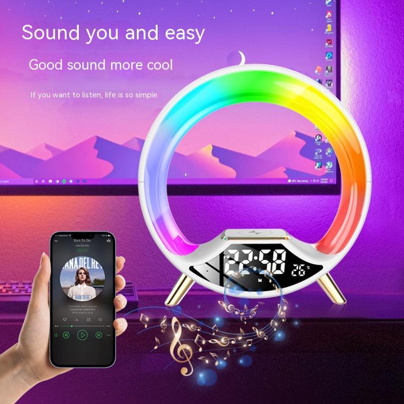 O Light Three In One Wireless Charging Multifunctional Bluetooth Speak