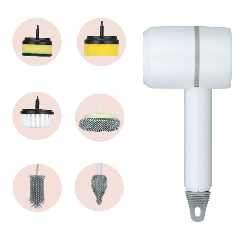 Electric Cleaning Brush Dishwashing Brush Automatic Wireless USB Recha