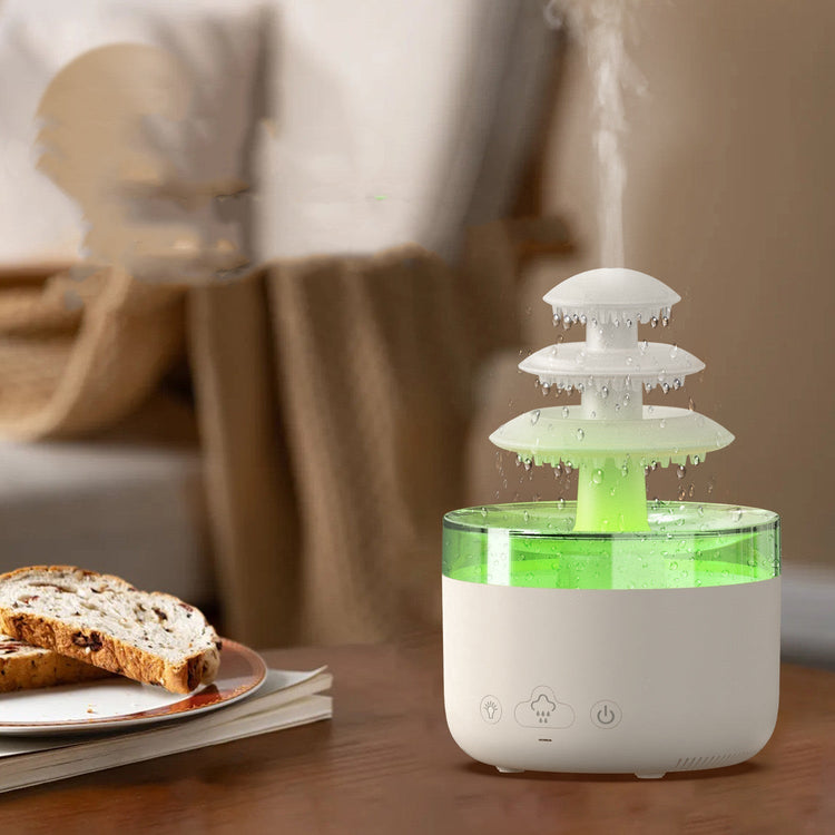 New Cloud Rain Air Humidifier Essential Oil Aromatherapy Diffuser USB 