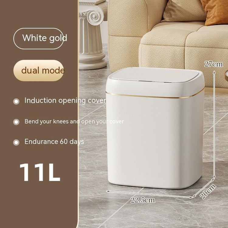 Smart Trash Can With Lid For Bedroom And Living Room Kitchen Storage B