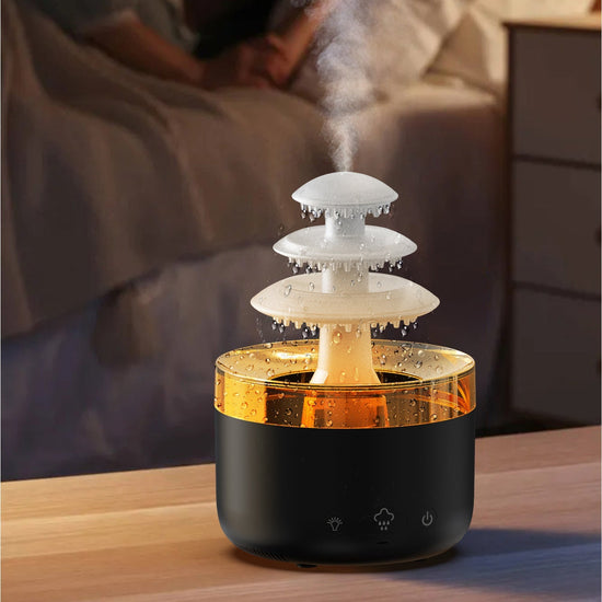 New Cloud Rain Air Humidifier Essential Oil Aromatherapy Diffuser USB 