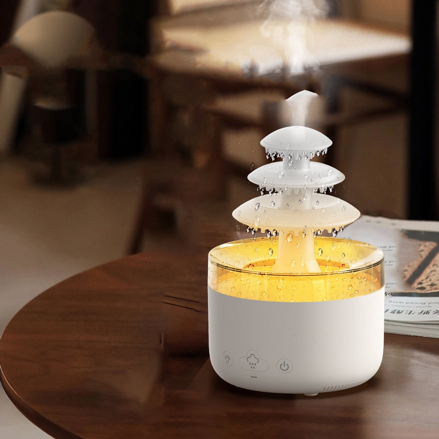 New Cloud Rain Air Humidifier Essential Oil Aromatherapy Diffuser USB 