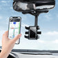 Rearview Mirror Phone Holder For Car Rotatable And Retractable Car Pho