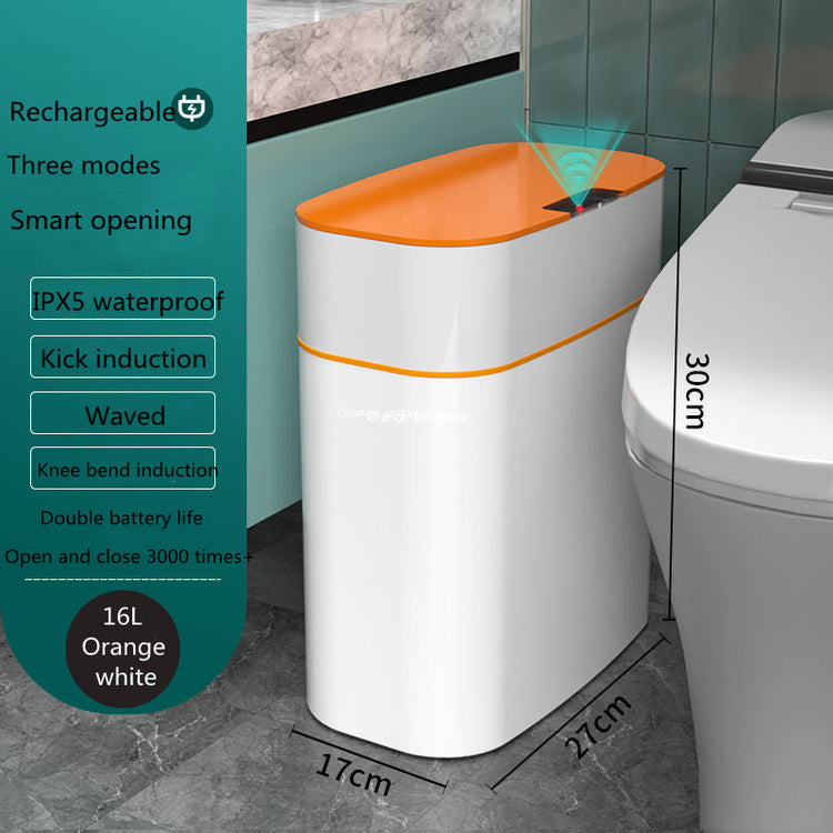 Smart Trash Can With Lid For Bedroom And Living Room Kitchen Storage B